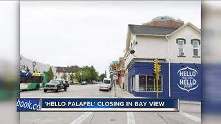 Bay View's Hello Falafel Closing Down