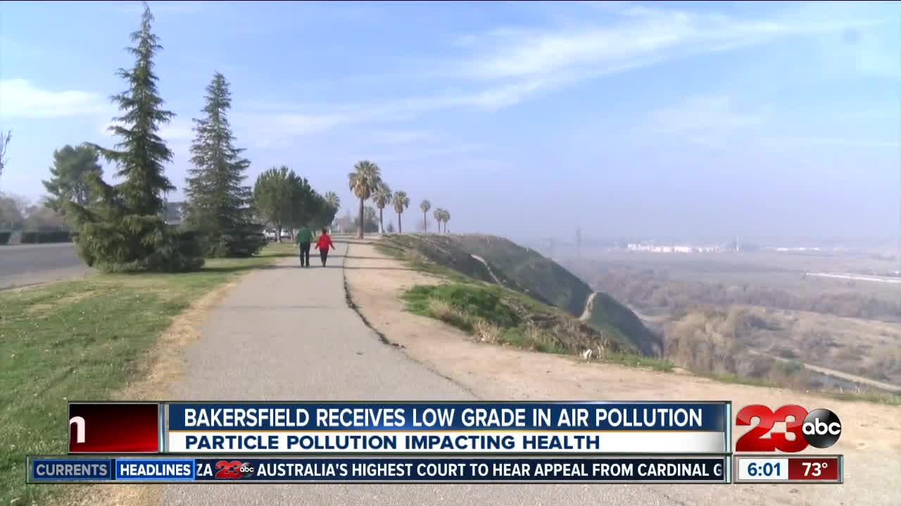 Bakersfield receives low grade in air pollution