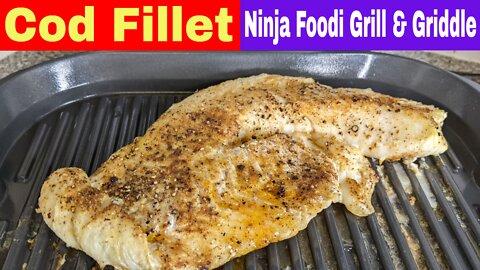 Roasted Cod Fillet From Frozen, Ninja Foodi XL Pro Grill and Griddle