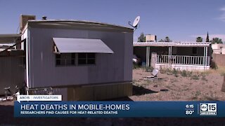 Researchers find causes for heat-related deaths in mobile-homes