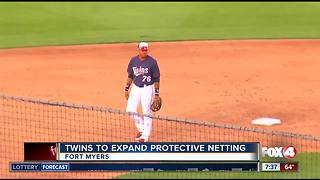 Minnesota Twins to expand protective netting at Hammond stadium
