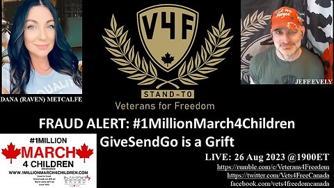 FRAUD ALERT: #1MillionMarch4Children GiveSendGo is a Grift