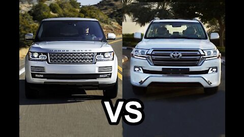 2022 Range Rover VS 2022 Toyota Land Cruiser - SUV BATTLE!