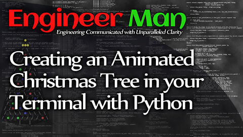 Creating an Animated Christmas Tree in your Terminal with Python