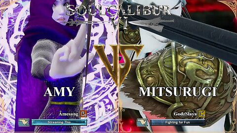 SoulCalibur VI — Amesang (Amy) VS GodzSlaya (Mitsurugi) | Xbox Series X Ranked