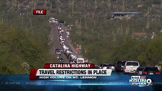 PCSD: Travel restricted to Mt. Lemmon due to heavy traffic