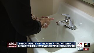 Hand washing important to prevent spread of flu, other viruses