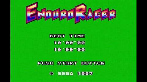 Enduro Racer / Super Cross - Master System - LongPlay - Live com MiSTer FPGA #MiSTerFPGA