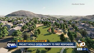 Developer says it will prioritize first-responders for homes