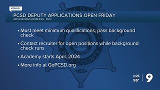 Pima County Sheriff's Department accepting applications