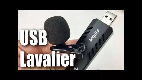 FIFINE USB Lavalier Lapel Microphone Review