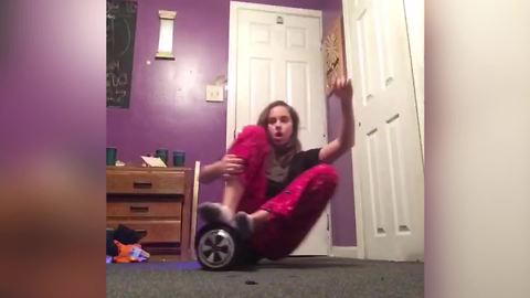 "Epic Fail: Hoverboard VS Girl"