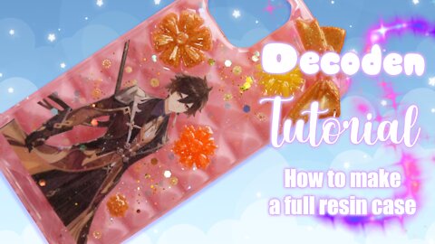 Full Resin Case Decoden Tutorial [How to Deco][4K]