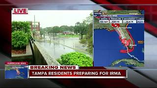 Tampa residents preparing for Irma