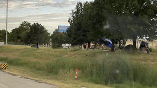Homeless camps in Tulsa