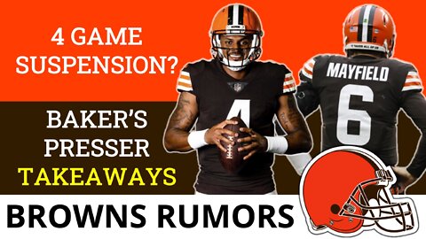 Latest Reports: Deshaun Watson Getting A 4 Game Suspension? Browns Rumors