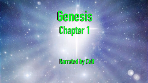 GENESIS CHAPTER 1. BIBLE READING.