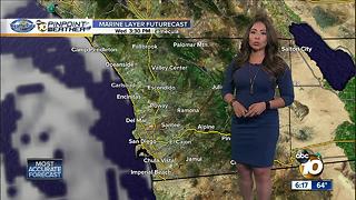 10News Pinpoint Weather with Meteorologist Angelica Campos