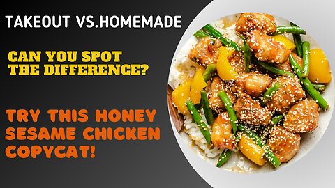 How to make Honey Sesame Chicken Copycat Recipe!