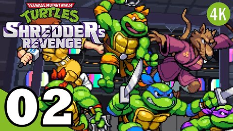 Teenage Mutant Ninja Turtles Shredder's Revenge Walkthrough Part 2 [PS5/4K] [Commentary By X99]