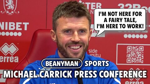 'I'm not here for fairy tale, I'm here TO WORK!' | Michael Carrick unveiled as Middlesbrough manager