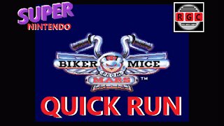 Biker Mice From Mars - Quick Run - Retro Game Clipping