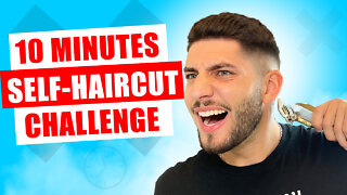 10 Minute Self-Haircut CHALLENGE *1 YEAR LATER | How To Cut Your Own Hair