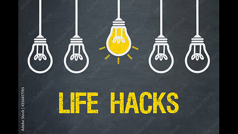 THE 30 MOST USEFUL LIFE HACKS EVER