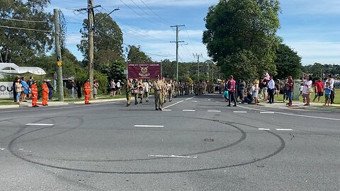 Green bank RSL Anzac Day main parade