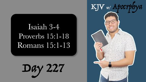 Day 227 - Bible in One Year KJV [2022]