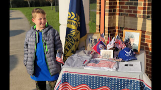 4th Grader Organizes Event for Veterans Day