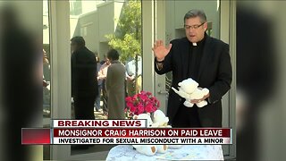 Monsignor Craig Harrison accused of sexual misconduct with minor
