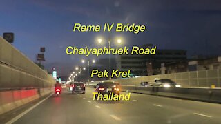 Rama IV Bridge and Chaiyaphruek Road in Thailand