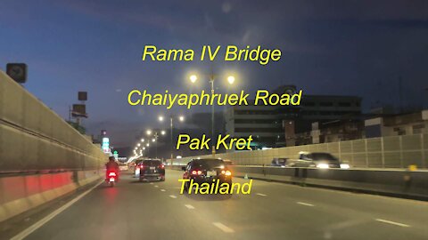 Rama IV Bridge and Chaiyaphruek Road in Thailand