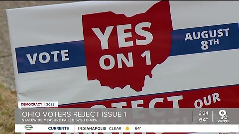 Ohio voters reject Issue 1