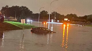 Pump failures lead to freeway flooding