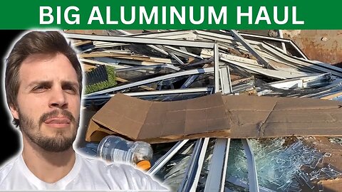 Got STACKS of Aluminum on this Dumpster Diving Haul! (scrap metal pay day coming up!)