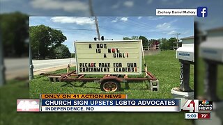 Church sign upsets LGBTQ advocates