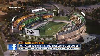 USF wants to build football stadium on campus