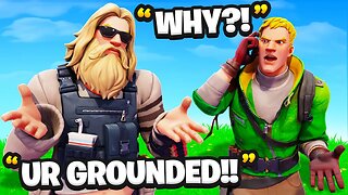 I Pretended To Be His DAD in Fortnite