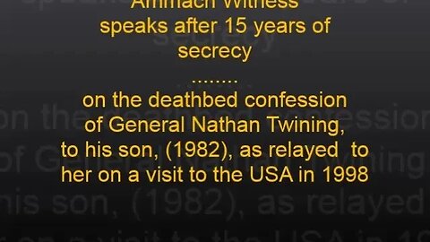Jo Walters, Roswell Secret Twining Death Bed Confession FINAL 22mins 13 12 22