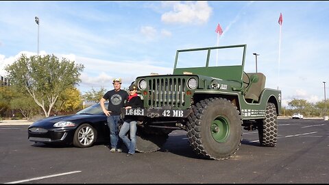 BIG WILLY Biggest Jeep Ever Built 1942 Willys MB & Engine Sound - My Car Story with Lou Costabile