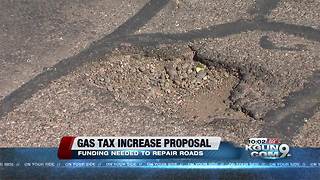 State proposes gas tax increase to fund road repairs, improvements