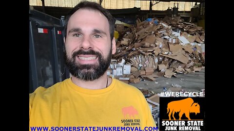 LEARN HOW TO RECYCLE CARDBOARD WITH SOONER STATE JUNK REMOVAL! THE ENTIRE PROCESS | OKLAHOMA CITY