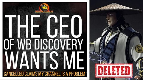 Mortal Kombat 12: WB Discovery is trying to DELETE My Channel because of my Leak Videos...(W/PROOF)