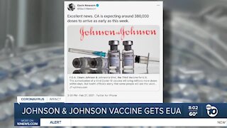 Johnson and Johnson vaccine get FDA Emergency Use Authorization