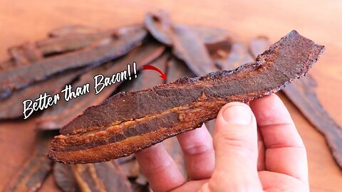 Double Smoked Sweet & Spicy Bacon Jerky