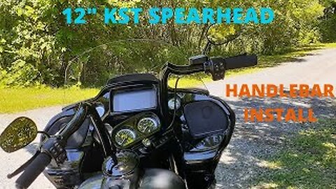 KST Spearhead Handlebars on 2021 Road Glide Limited Install