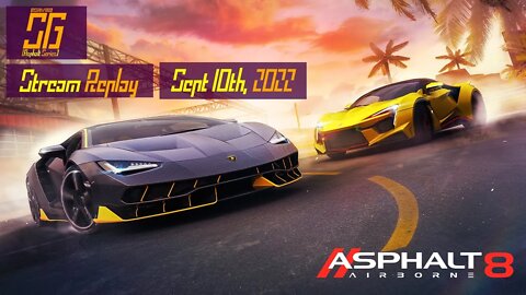 [Asphalt 8: Airborne] Continue The Journey & A8 Plus | Live Stream Replay | Sept 10th, 2022 (GMT+08)