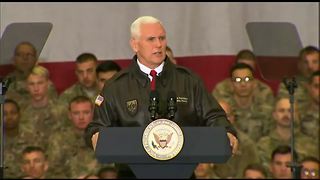 VP Pence: "May God Bless all who wear the uniform of the United States here in Afghanistan and across the wider world"